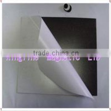 Adhesive magnet sheet,flexible rubber magnet, magnetic sheeets with adhesive used by pair