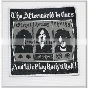 Hot High Quanlity Figure Woven Patch in Clothing photo-2