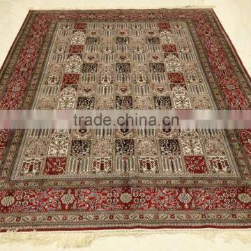 isfahan Modern handmade silk carpet hand knotted silk rug carpet