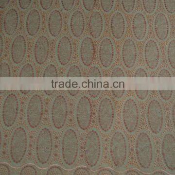 Beautiful Party Dress Custom Embroidery Fabric Combed Cotton Fabric Designer Dress photo-3