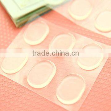 Invisible Spots Shape Silicone Soft Sticky Gel Ladies Shoe Pads for Foot Care