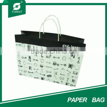 WHITE FLOWER SEED DECORATIVE PAPER BAGS