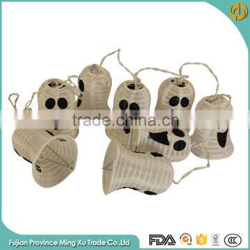 Hot Sale Ghost Fabric Printed String Lights Halloween Party Decoration