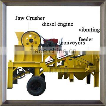 China Manufacturer Supplies Complete Set of Cheap Mobile Crushing and Screening Plant