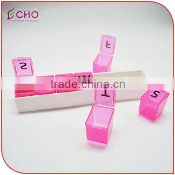 New 7-Day Plastic Pill Box Single Daily Tray photo-4