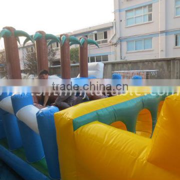 2013 hot selling inflatable obstacle course for fun