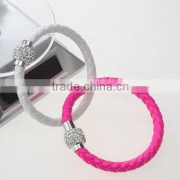 Colorful Leather Bracelet Bangles Wholesale New Personalized Leather Bracelets Wholesale 118D