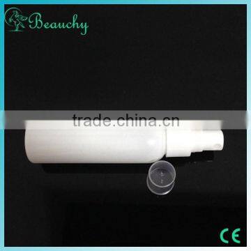 Cylindrical opaque white PET Plastic bottle spray small spray bottle water spray bottle 70ml