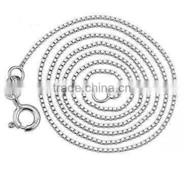 925 Italian Sterling Silver Chain Brief Chain Necklace