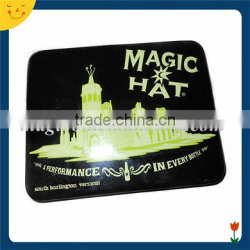 Custom black printing iron fridge magnet for souvenir