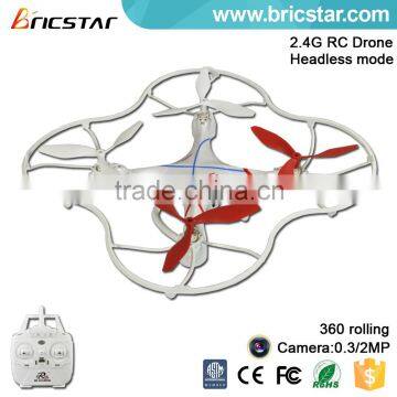 Three speeds 2.4G racing quadcopter frame toy with headless mode