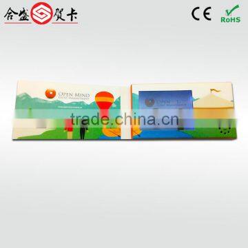Custom digital video brochure with TFT LCD screen for advertise player