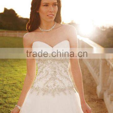 Best Selling Turkey Istanbul Lace Long Train Wedding Dress photo-4