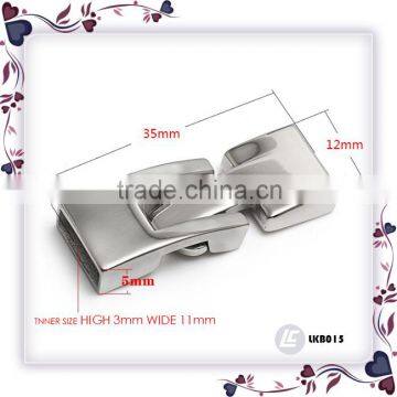 Stainless Steel Jewelry Findings Magnetic Bracelet Clasp Unique Closure photo-4