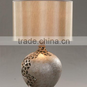 Silver decoration restaurant table lamp/desk light with UL