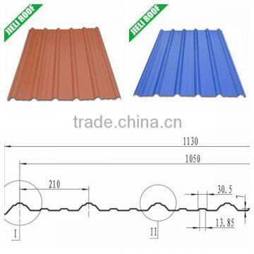 PVC roofing material 3mm corrugated pvc sheet