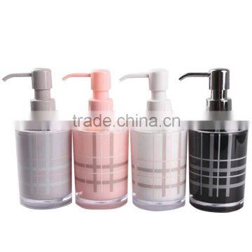 Classical plastic shampoo bottle with pump