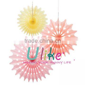 Popular Tissue Paper Fans amusement park theme park party decoration