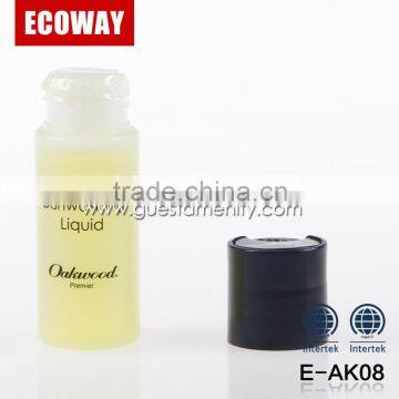 hotel plastic dishwashing liquid mini bottle packaging 30ml liquid bottle