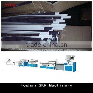 PP PVC Plastic Single screw Double screw Edge banding production line manufacturer