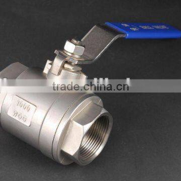 TP304 stainless steel 1 inch ball valve