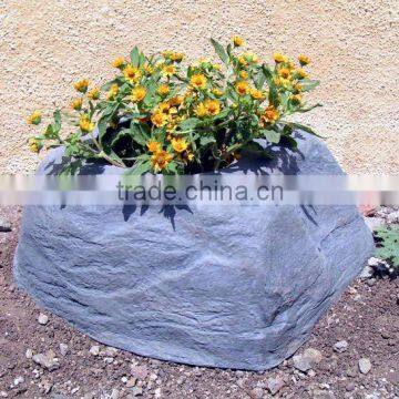 Fiberglass Rock Planter