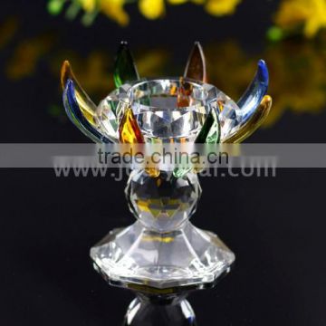 Unique individuality wedding decorational crystal candlestick