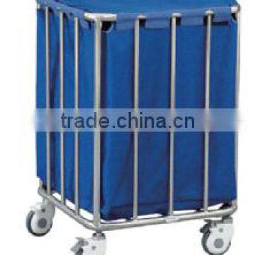 CE Hospital Equipment Hospital Laundry Baskets Trolley