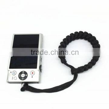 paracord survival wrist band for camera hand strap