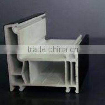 5 Chamber Plastic Profile; High Heat and Sound Insulation Property UPVC Profile; 3 Glass Window Profile photo-3