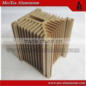 weight of aluminum section for industrial use