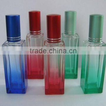 Screw perfume glass bottle