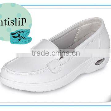 EN ISO 20345:2011 white microfiber leather upper Rubber+EVA safety shoes and nurse shoes