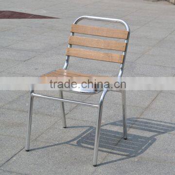 Restaurant Furniture Aliminum Modern Design Relaxing Armless Wooden Dining Chair Yc055 photo-6