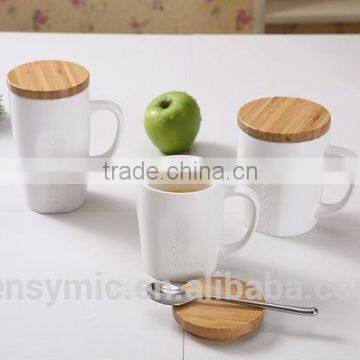 14/16/20OZ new style single wall white porcelain mug with engraving LOGO
