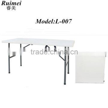 L-007 Wholesale outdoor furniture square plastic folding table