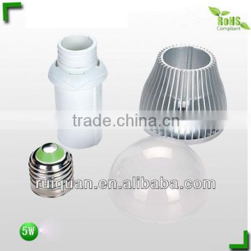 E27 plastic led light housing