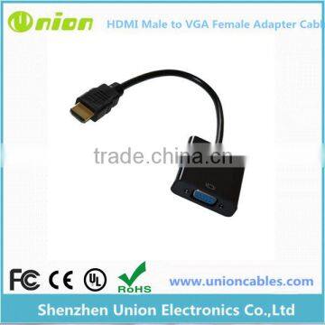 HDMI Male to VGA Female Video Cable Cord Converter Adapter 1080P ADAPTOR