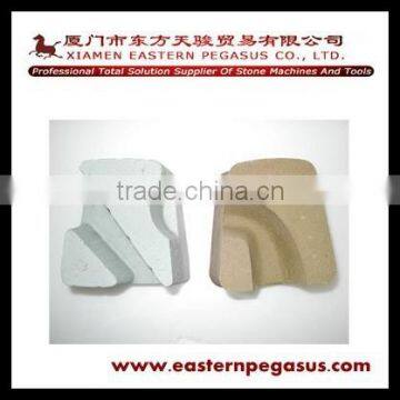 Different grits of marble polishing abrasive tool