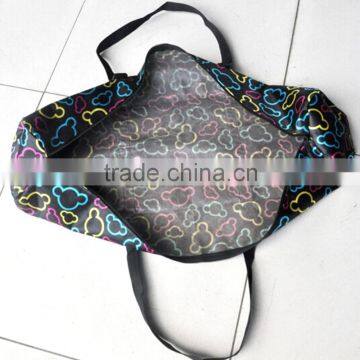 Hot Selling Full Printed Satin Round Handle Fashion Yoga Bag photo-5