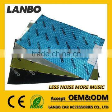 Multi foil color choices car acoustic insulation mat