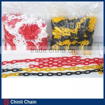 Outdoor Colorful Plastic Link Chain, Barricading Plastic Chain