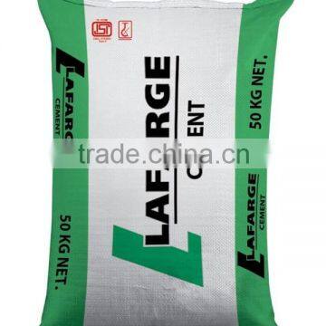 Alibaba China factory 25kg 50kg plastic cement bags