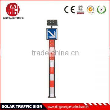 Wide Use Solar Keep Right Combo Signs