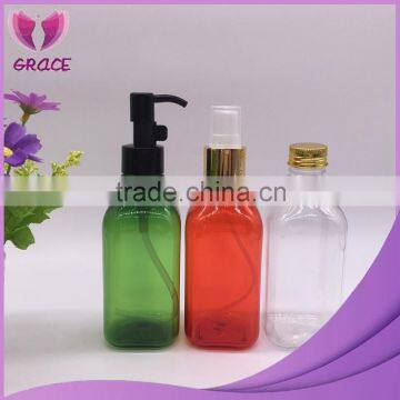 200ml square plastic cosmetic bottle,shampoo bottles