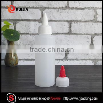 Hot selling 100ml pe plastic bottle with twist top for e liquid vapor                        
                                                                                Supplier's Choice