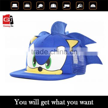 factory wholesale high quality promotional cheap printed 5 panel funny mesh cap wholesale