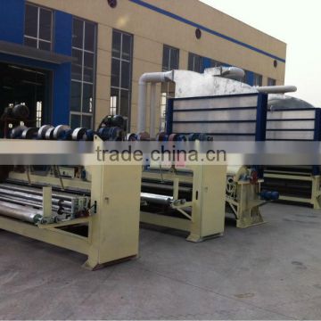 A complete needle punched production line machine non-woven