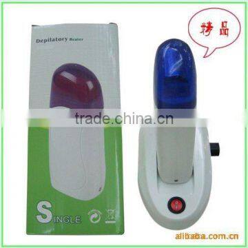 Single roller depilatory heater with base Hair removal machine beauty equipment for beauty salon