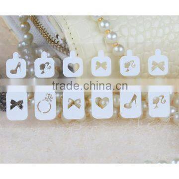 Wholesale fashion beautiful lover nail art world hollow DIY nail stickers